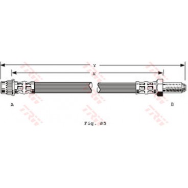 Furtun elastic frana