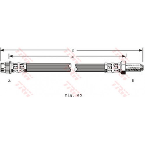 Furtun elastic frana