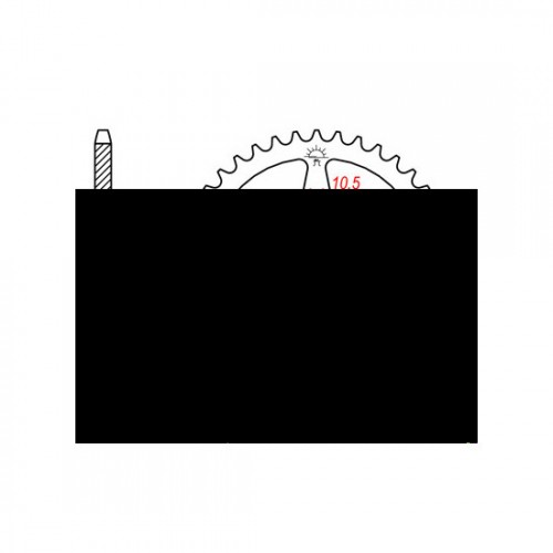 Pinion spate