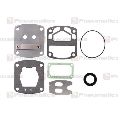 Compressor head intermediate plate