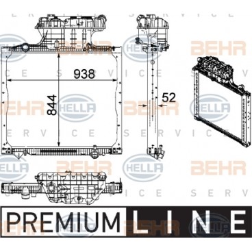 Radiator racire cu apa