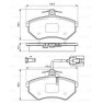 Set placute frana
