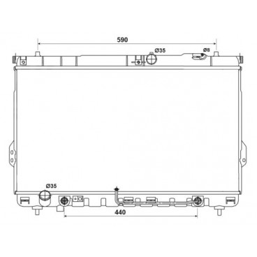 Radiator racire cu apa