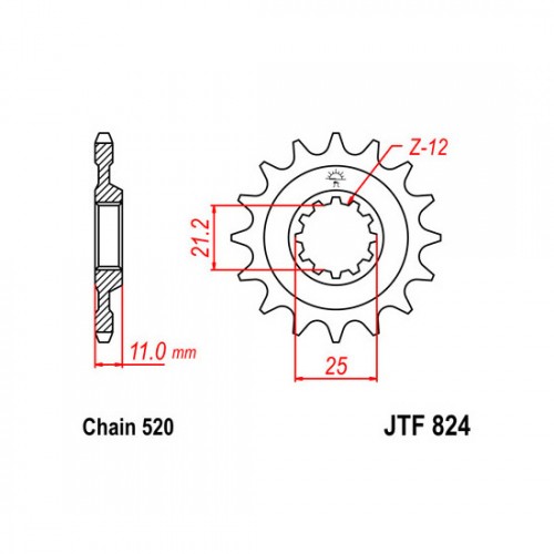 Pinion fata