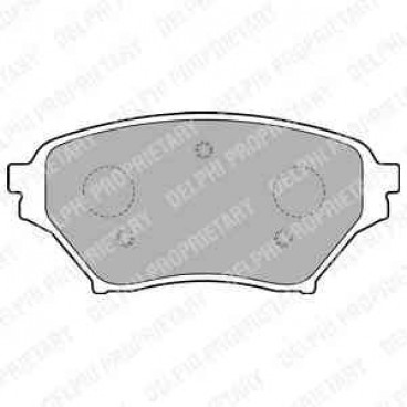 Set placute frana