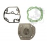 Compressor head intermediate plate