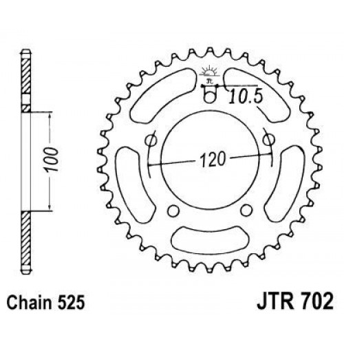 Pinion spate