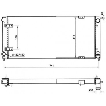 Radiator racire cu apa