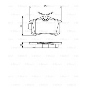Set placute frana