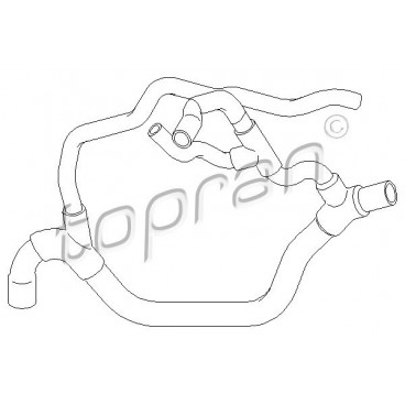 Furtun cauciuc sistem racire