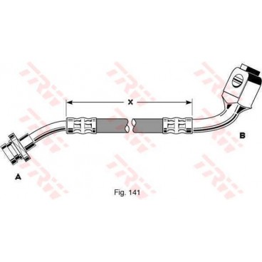 Furtun elastic frana