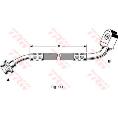 Furtun elastic frana