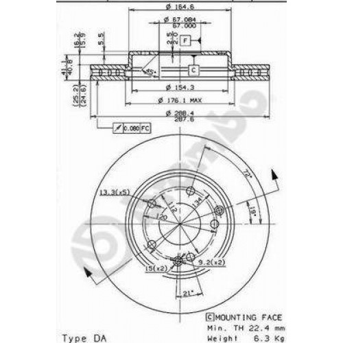 Disc frana