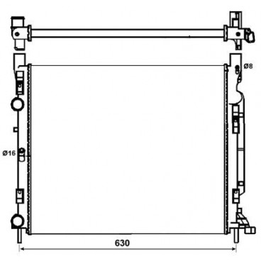 Radiator racire cu apa