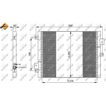 Radiator aer conditionat