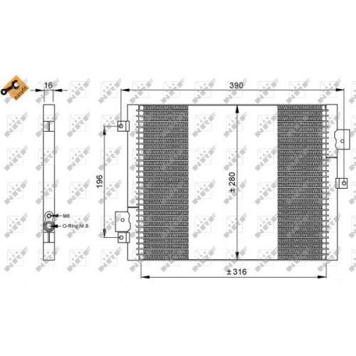 Radiator aer conditionat