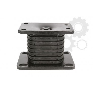 Leaf spring rubber cushion