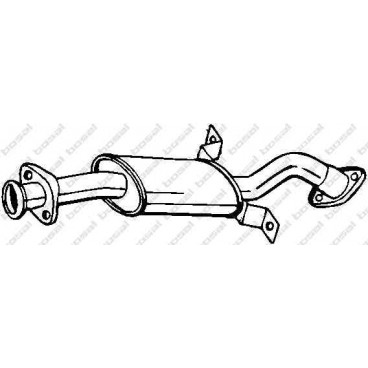 Sistem evacuare gaze/toba intermediara