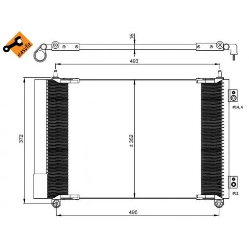 Radiator aer conditionat