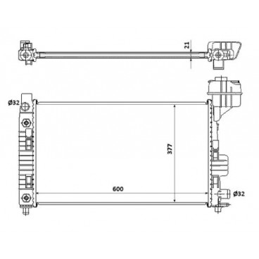 Radiator racire cu apa