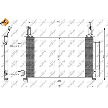Radiator aer conditionat