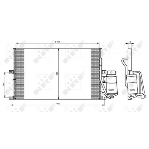 Radiator aer conditionat