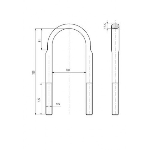 Leaf spring shackle