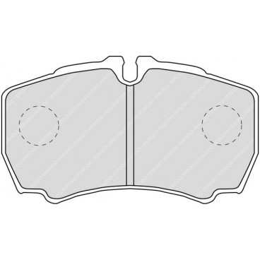 Set placute frana