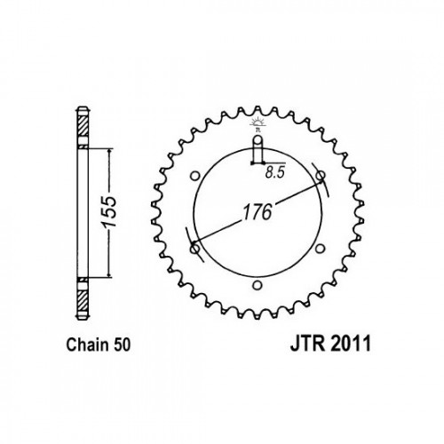 Pinion spate