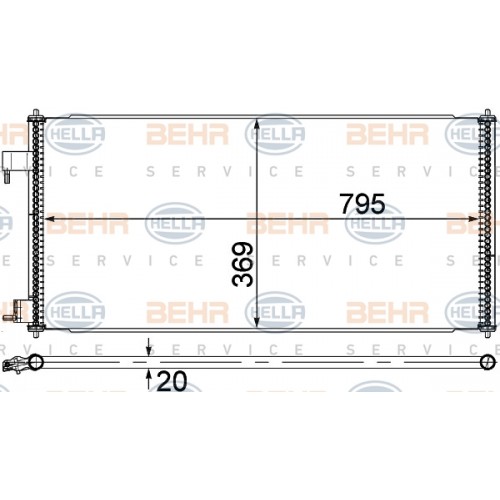 Radiator aer conditionat