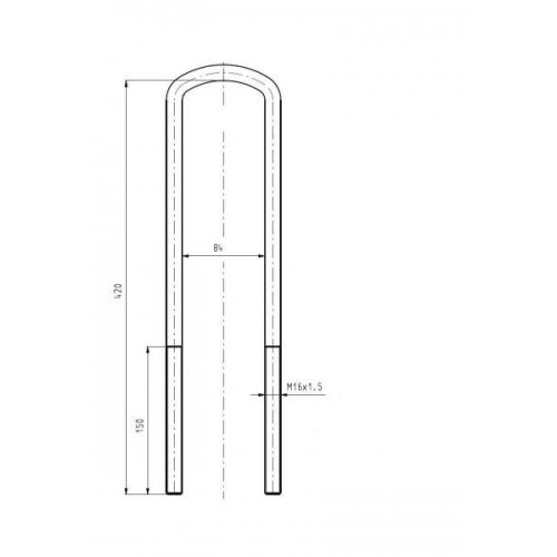 Leaf spring shackle