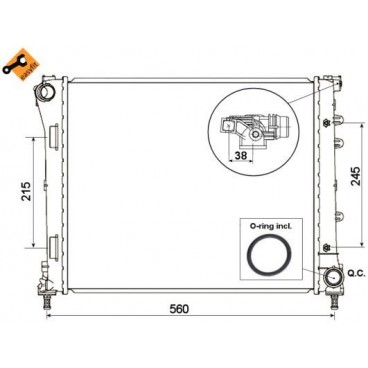 Radiator racire cu apa