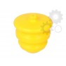 Leaf spring rubber cushion