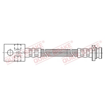 Furtun elastic frana
