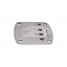 Compressor head intermediate plate