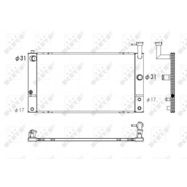 Radiator racire cu apa