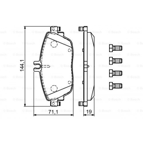 Set placute frana