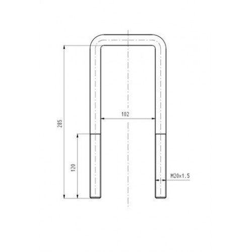 Leaf spring shackle