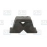 Leaf spring rubber cushion