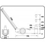 Cric special pneumatic-hidraulic
