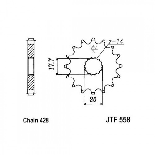 Pinion fata