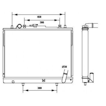 Radiator racire cu apa