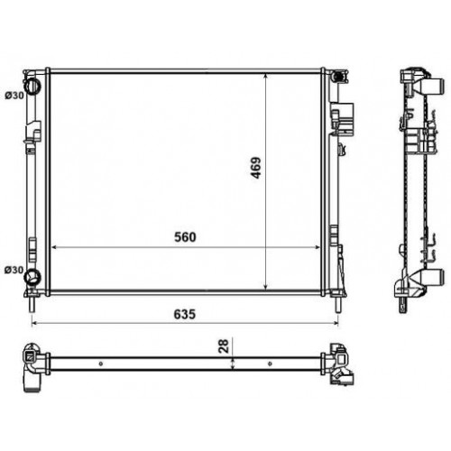 Radiator racire cu apa