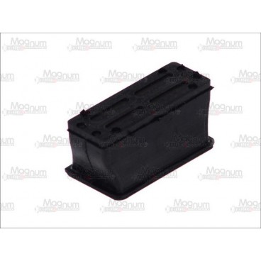 Leaf spring rubber cushion