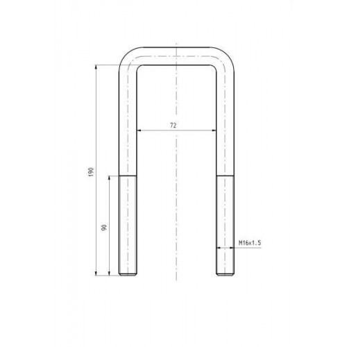 Leaf spring shackle