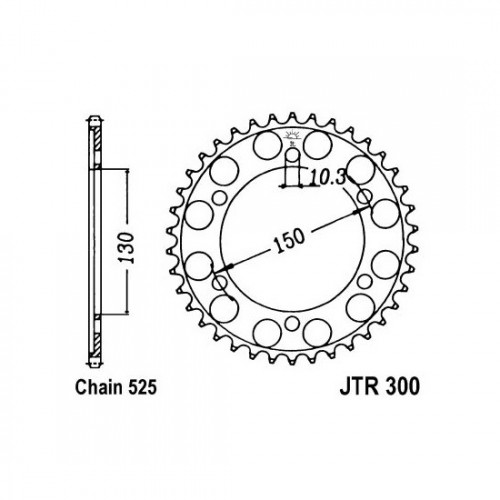 Pinion spate