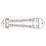 Furtun elastic frana