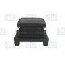 Leaf spring rubber cushion