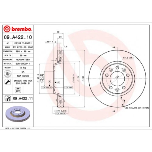 Disc frana