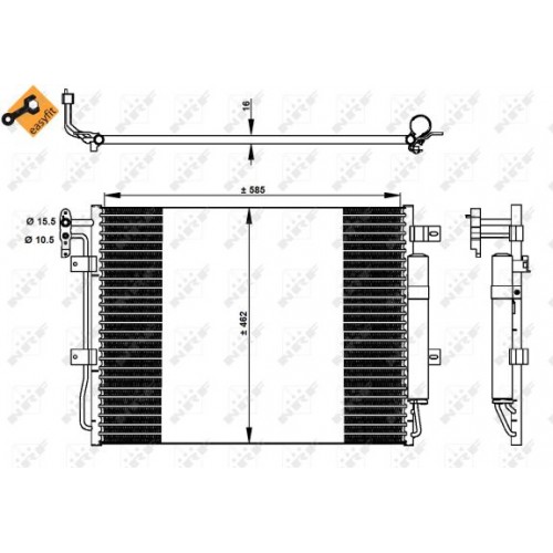 Radiator aer conditionat